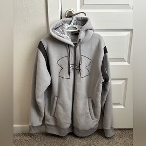 Under Armour Gray Fleece Performance Jacket